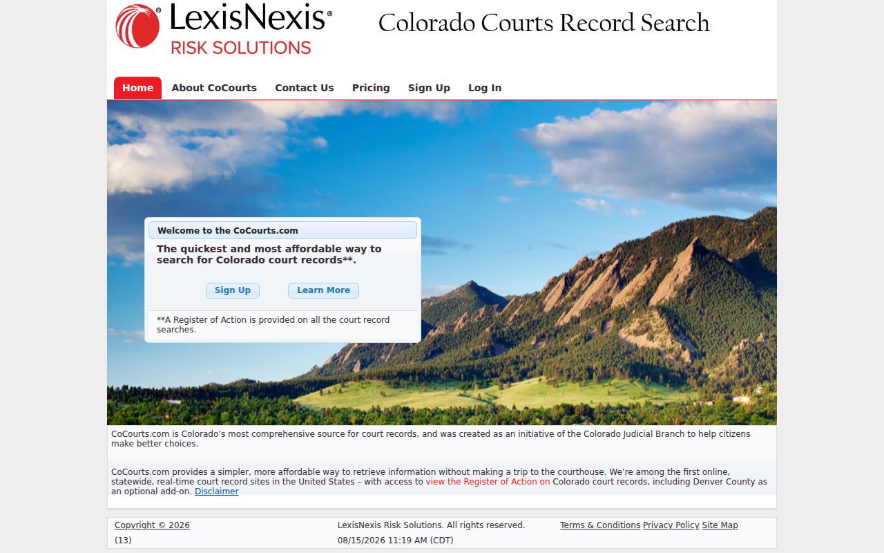 Kit Carson County case search through CoCourts